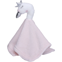 Cuddly blankets swan's head - Pastel rose