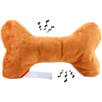 Dog toy bone - Brown
