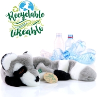 Dog toy RecycleRaccoon - Gray