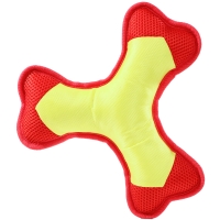 Dog toy Flying Triple - Yellow/red