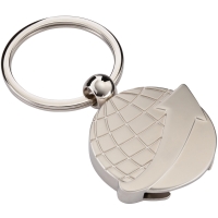 Key Ring - Matt silver finish