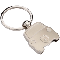 Key Ring - Matt silver finish