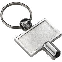 Key Ring with Radiator Key - Silver