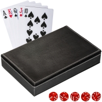 Playing cards set with box - Black