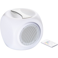 Bluetooth®-Speaker with Light - White