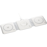 3-in-1 Fast Wireless Charger - White