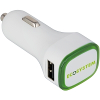 USB car charger adapter - Light green