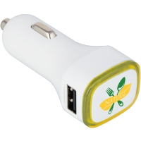 USB car charger adapter - Yellow
