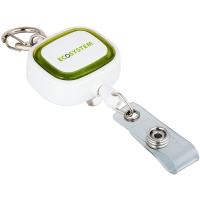 Retractable ID holder - Light green