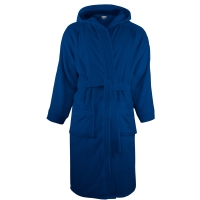 Bathrobe Hooded - Navy Blue