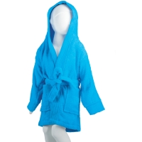 Kids Bathrobe - Turquoise