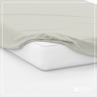 Fitted sheet Single beds - Cream