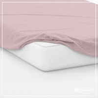Fitted sheet Single beds - Mauve