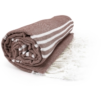 Hamam Sultan Towel - Brown/white