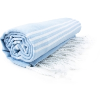 Hamam Sultan Towel - Light blue/white