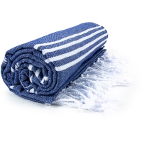 Hamam Sultan Towel - Navy Blue/White