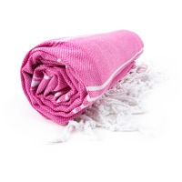 Hamam Sultan Towel - Pink/white