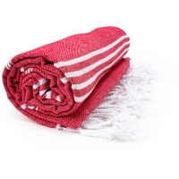 Hamam Sultan Towel - Red/white