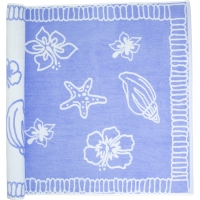 Beach Towel Hawaii - Purple/white