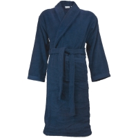 Organic Bathrobe - Navy Blue