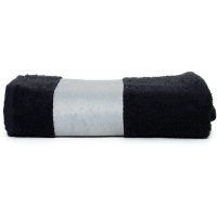Sublimation Sport Towel - Black