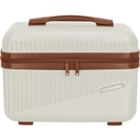 BALI  Beautycase - White/cognac