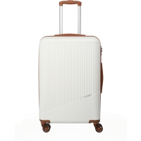 BALI  Trolley M - White/cognac