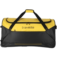 Basics  Wheeled Duffle L - Black/yellow