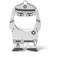 Richartz Fred police - Silver